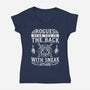 Rogues Stab In The Back-womens v-neck tee-ShirtGoblin
