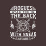 Rogues Stab In The Back-none drawstring bag-ShirtGoblin