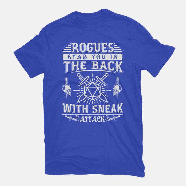 Rogues Stab In The Back-womens fitted tee-ShirtGoblin