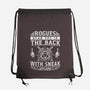 Rogues Stab In The Back-none drawstring bag-ShirtGoblin