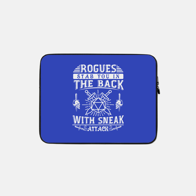 Rogues Stab In The Back-none zippered laptop sleeve-ShirtGoblin