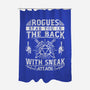 Rogues Stab In The Back-none polyester shower curtain-ShirtGoblin