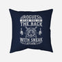 Rogues Stab In The Back-none removable cover w insert throw pillow-ShirtGoblin