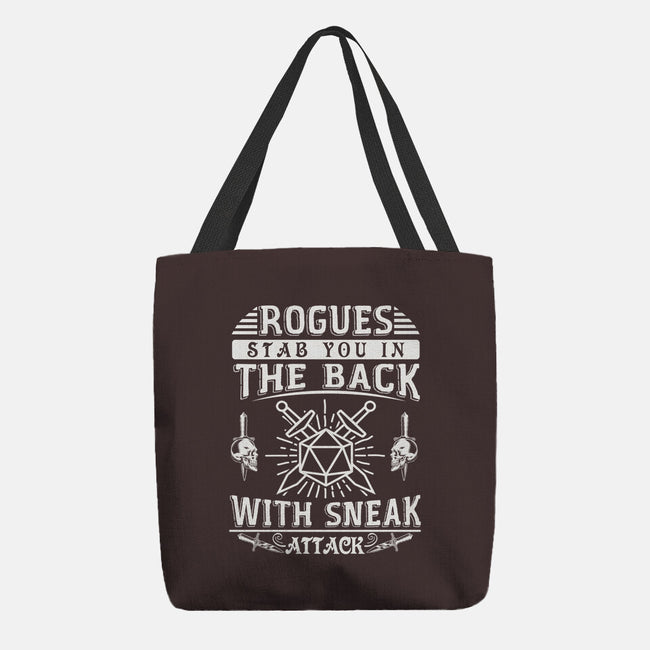 Rogues Stab In The Back-none basic tote-ShirtGoblin