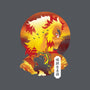 Rengoku Sunset-womens fitted tee-dandingeroz