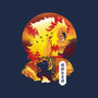 Rengoku Sunset-womens fitted tee-dandingeroz