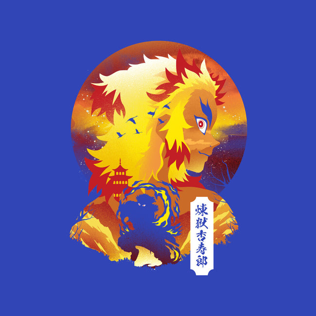Rengoku Sunset-womens v-neck tee-dandingeroz