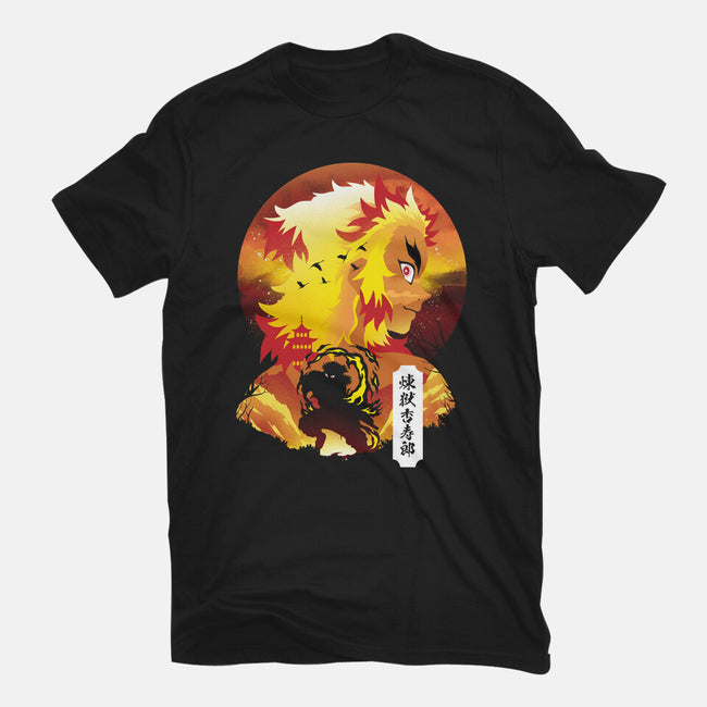 Rengoku Sunset-unisex basic tee-dandingeroz