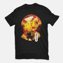 Rengoku Sunset-womens fitted tee-dandingeroz