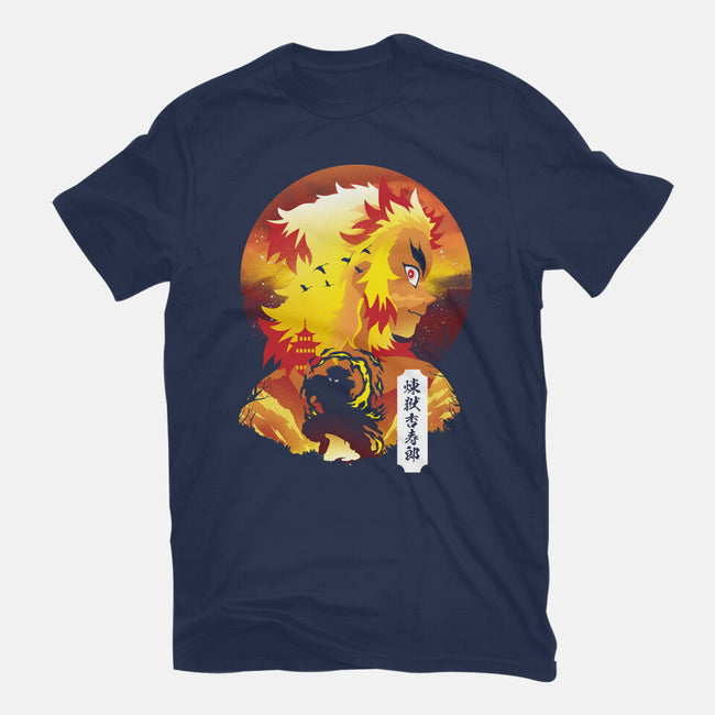 Rengoku Sunset-mens heavyweight tee-dandingeroz