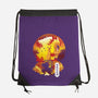 Rengoku Sunset-none drawstring bag-dandingeroz