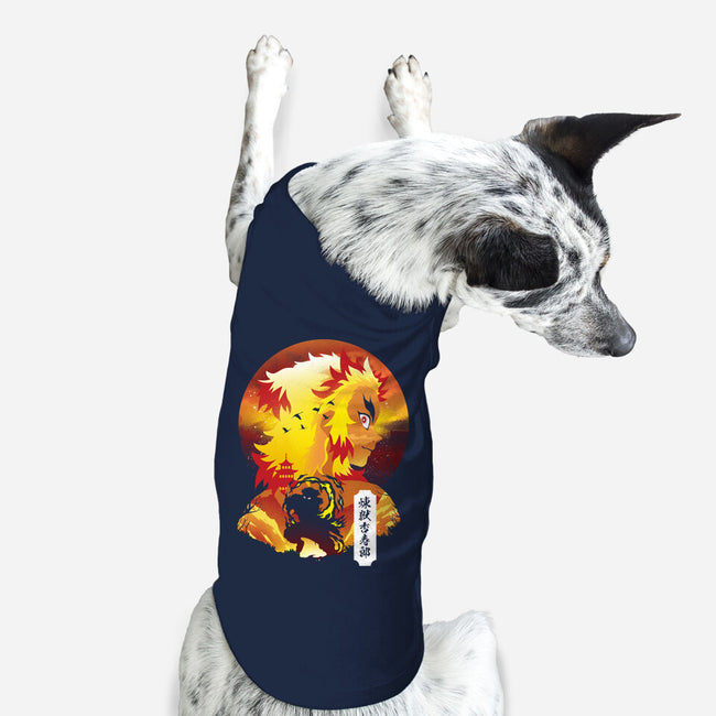 Rengoku Sunset-dog basic pet tank-dandingeroz