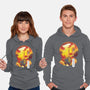 Rengoku Sunset-unisex pullover sweatshirt-dandingeroz