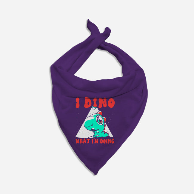 I Dino What I'm Doing-dog bandana pet collar-estudiofitas