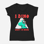 I Dino What I'm Doing-womens v-neck tee-estudiofitas