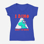 I Dino What I'm Doing-womens v-neck tee-estudiofitas