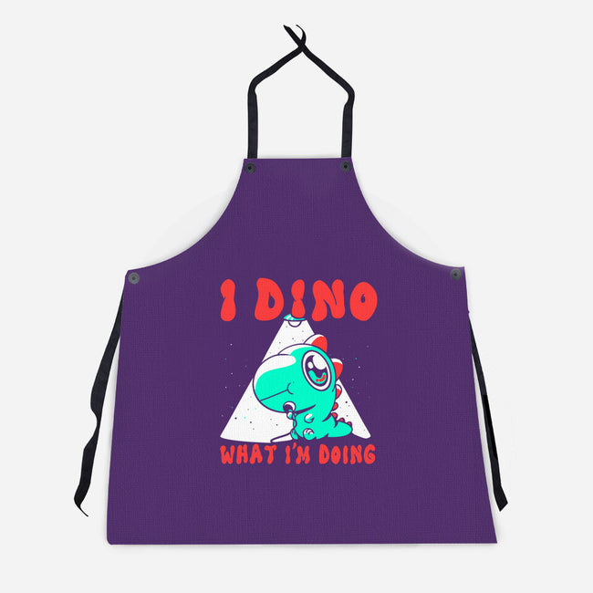 I Dino What I'm Doing-unisex kitchen apron-estudiofitas