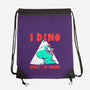 I Dino What I'm Doing-none drawstring bag-estudiofitas