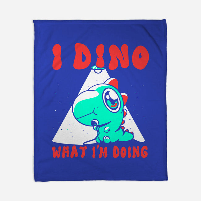 I Dino What I'm Doing-none fleece blanket-estudiofitas