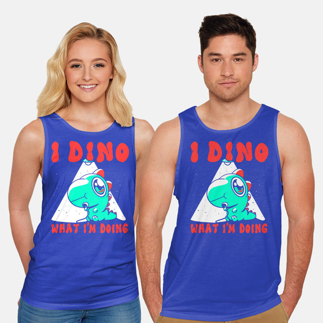 I Dino What I'm Doing-unisex basic tank-estudiofitas