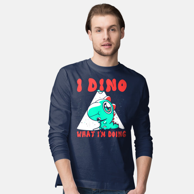I Dino What I'm Doing-mens long sleeved tee-estudiofitas