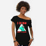 I Dino What I'm Doing-womens off shoulder tee-estudiofitas