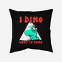 I Dino What I'm Doing-none removable cover w insert throw pillow-estudiofitas