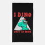 I Dino What I'm Doing-none beach towel-estudiofitas