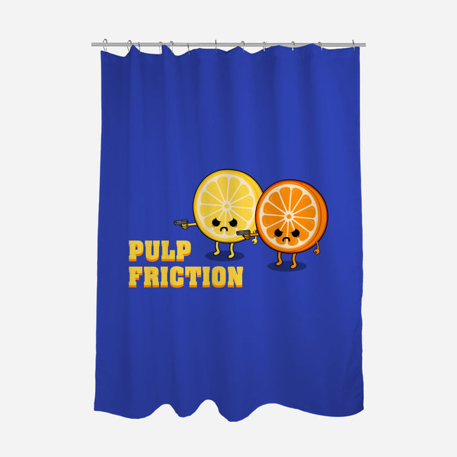 Pulp Friction-none polyester shower curtain-Melonseta