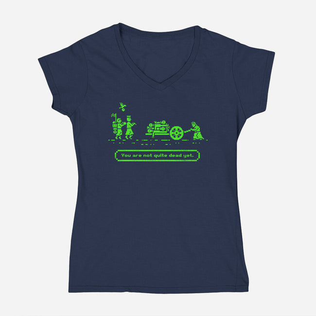 The Camelot Trail-womens v-neck tee-kg07