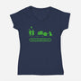 The Camelot Trail-womens v-neck tee-kg07