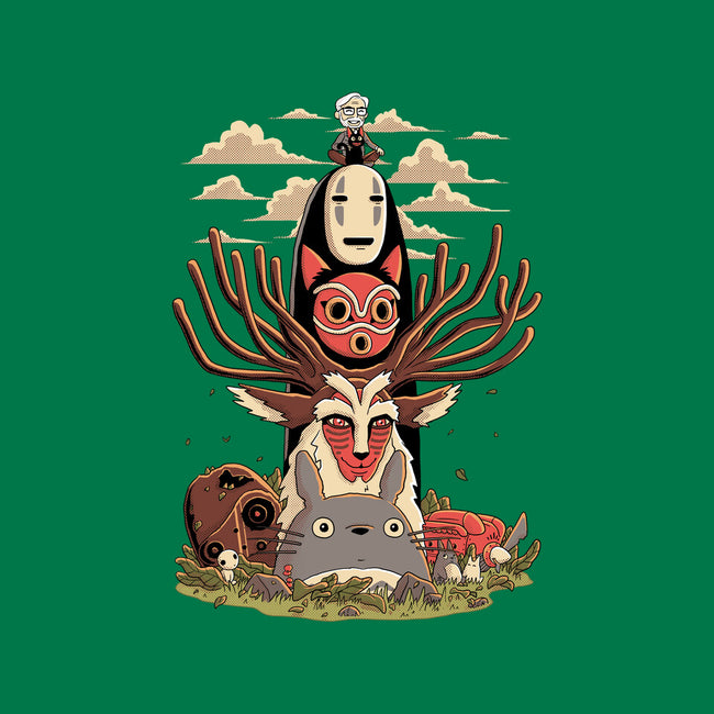 Ghibli Totem-unisex basic tee-danielmorris1993