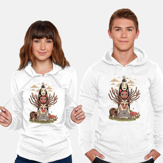 Ghibli Totem-unisex pullover sweatshirt-danielmorris1993