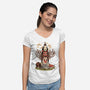 Ghibli Totem-womens v-neck tee-danielmorris1993