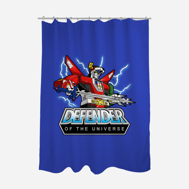 Defender Of The Universe-none polyester shower curtain-Boggs Nicolas