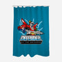 Defender Of The Universe-none polyester shower curtain-Boggs Nicolas