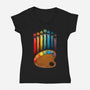 Art Of Dice-womens v-neck tee-Vallina84