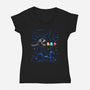 Teamwork II-womens v-neck tee-spiritgreen