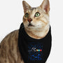 Teamwork II-cat bandana pet collar-spiritgreen