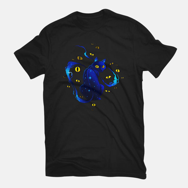 Mystic Cat-womens fitted tee-tobefonseca