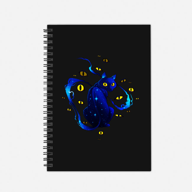 Mystic Cat-none dot grid notebook-tobefonseca