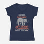 Nope. No Way.-womens v-neck tee-eduely