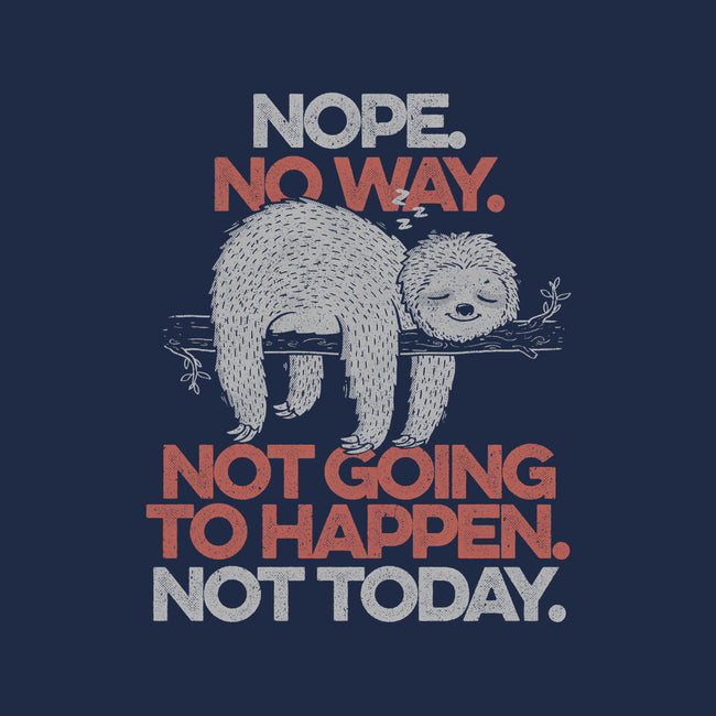 Nope. No Way.-mens basic tee-eduely