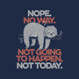 Nope. No Way.-womens fitted tee-eduely