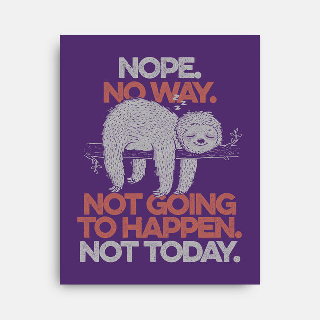 Nope. No Way.-none stretched canvas-eduely