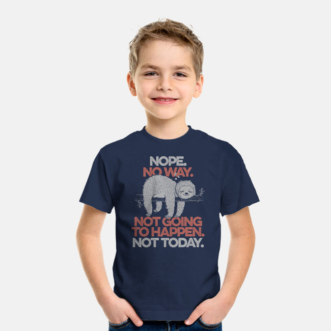 Nope. No Way.-youth basic tee-eduely