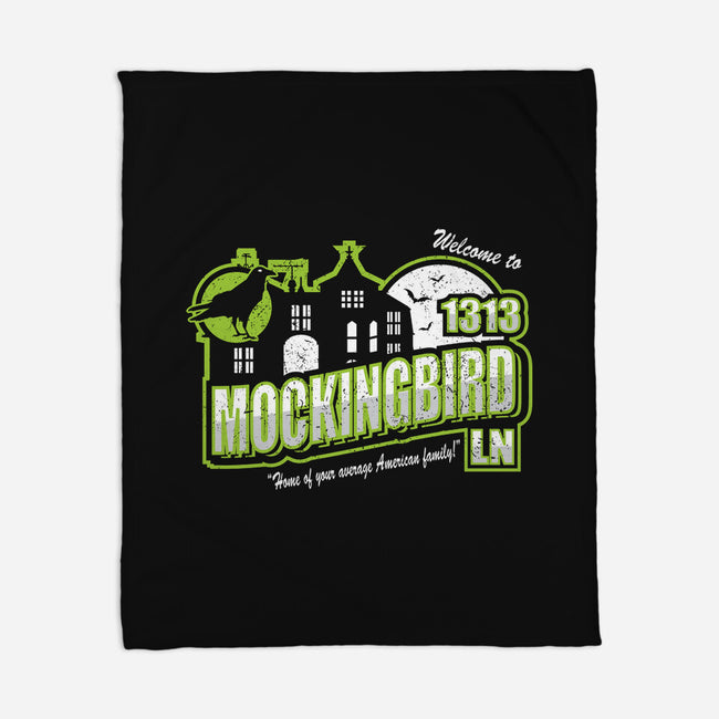 Welcome To Mockingbird Lane-none fleece blanket-jrberger