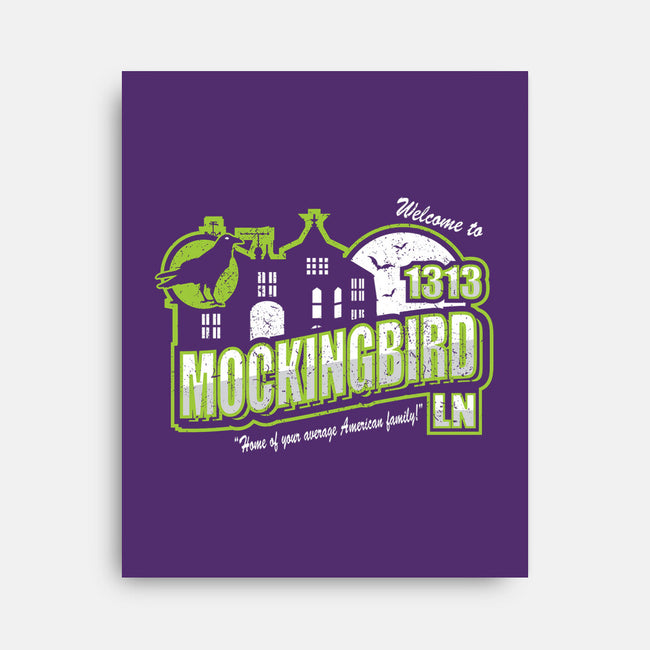 Welcome To Mockingbird Lane-none stretched canvas-jrberger