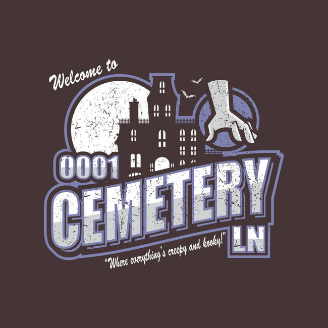 Welcome To Cemetery Lane-none fleece blanket-jrberger