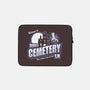 Welcome To Cemetery Lane-none zippered laptop sleeve-jrberger
